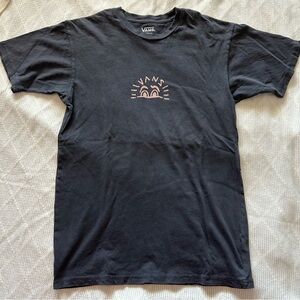 💙3 for $30💙 VANS Graphic Tee Shirt Black Cotton Classic Fit loungewear Grunge S